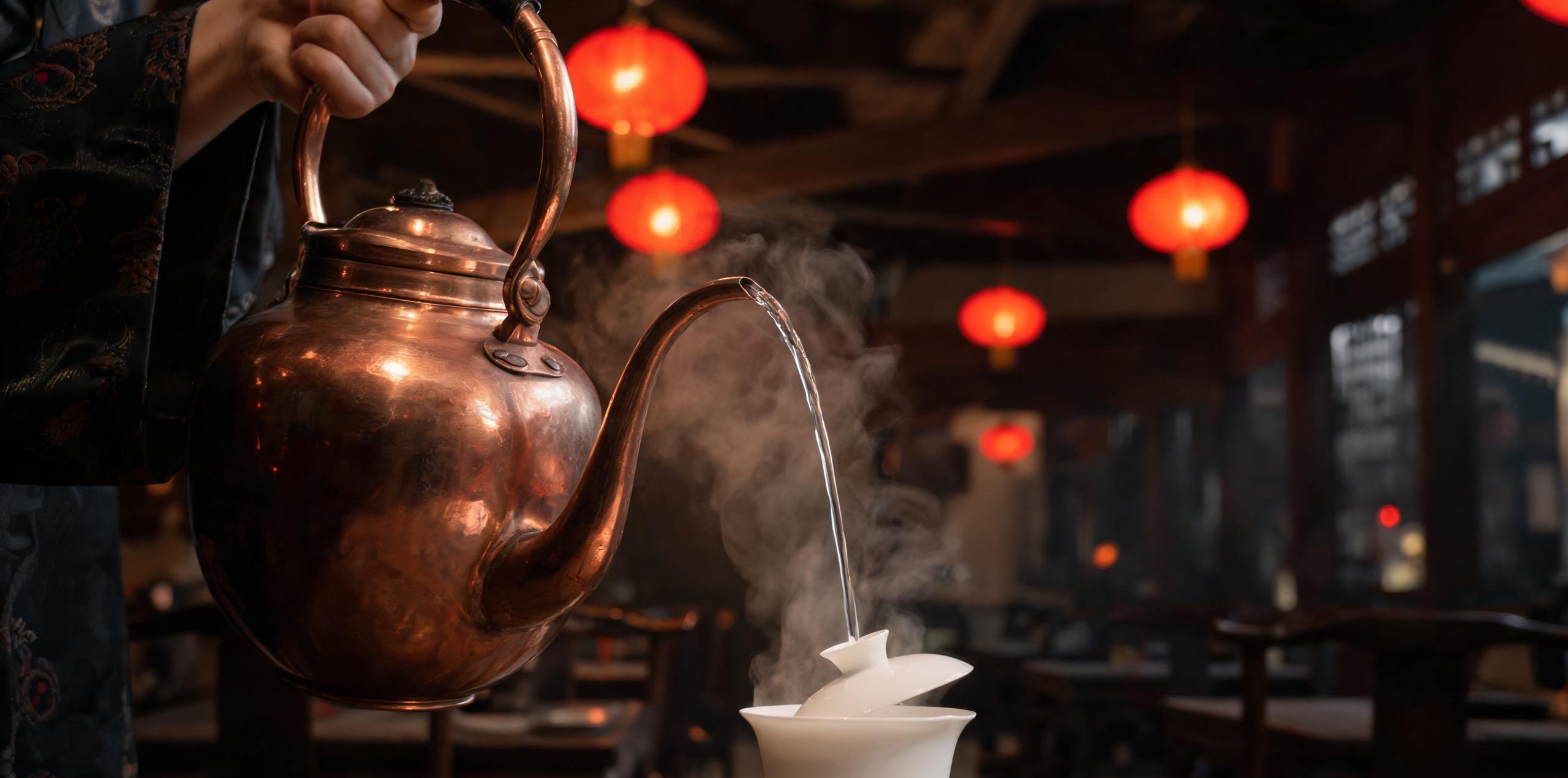 长嘴壶：一米铜壶一滴不洒